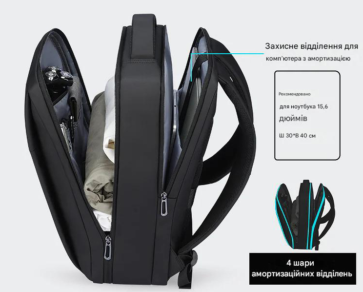 Дорожный рюкзак Mark Ryden MR2900JYKR для ноутбука 15.6 дюймов с ортопедической спинкой